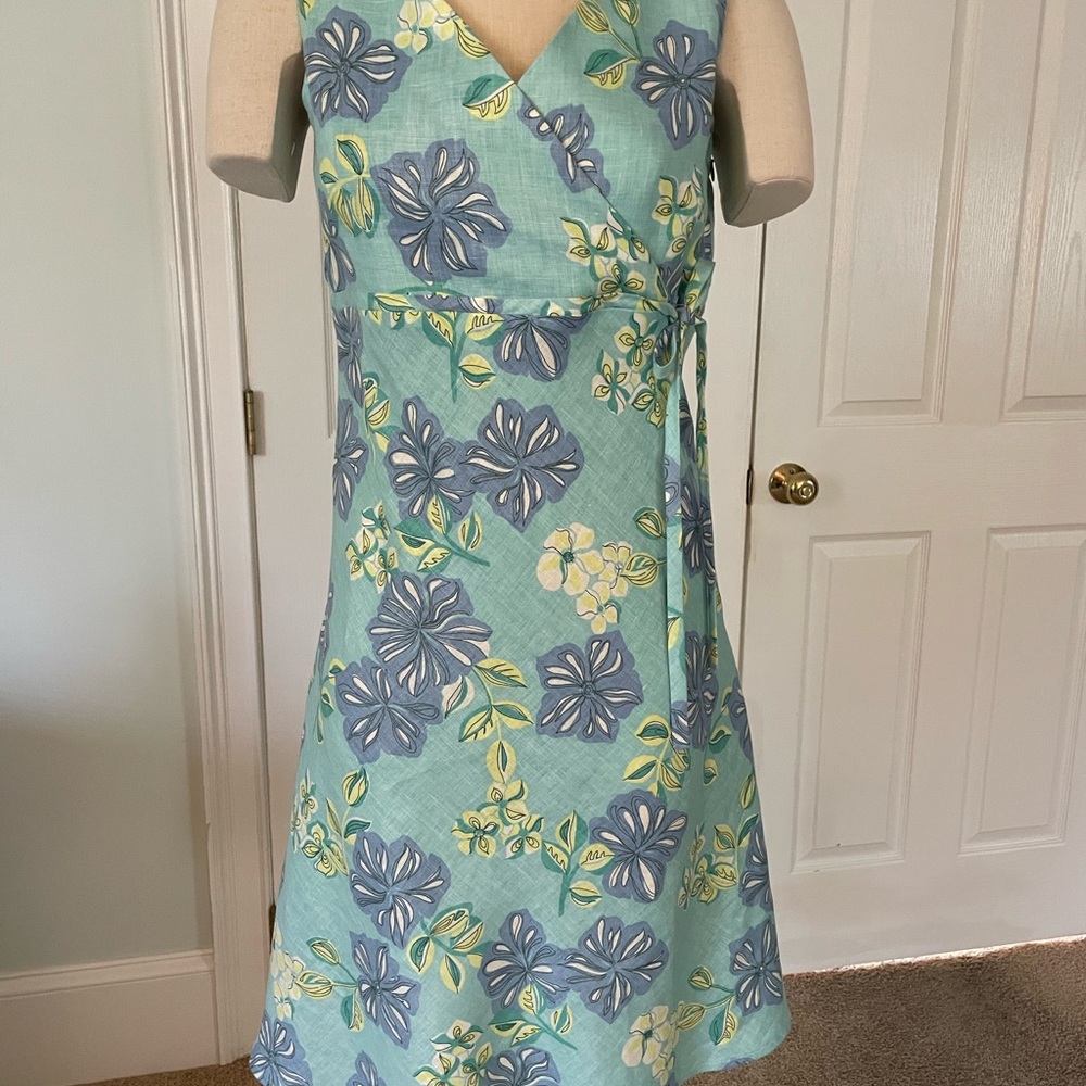 NWT Sophisticated Linen Sleeveless Dress